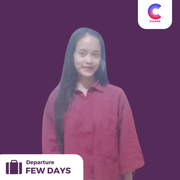 Ratna Setia Ningrum, 23 tahun, Asal Lampung, Beberes masak, Pengalaman 5thn, Gaji 2.3jt, Mudik 1 thn sekali