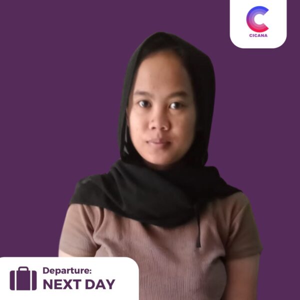 Eva Sintiya, 24 tahun, Asal Majalengka, Beberes momong, Pengalaman 5thn 6bln, Gaji 2.7jt