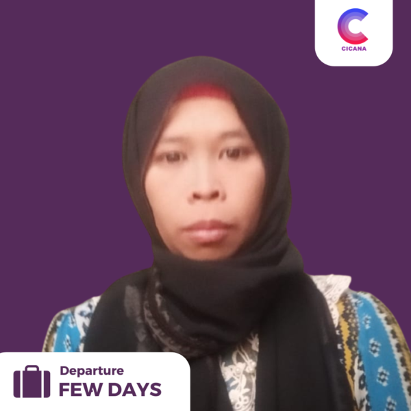 Dewi Iriani, 35 tahun, Asal Cilacap, Beberes masak, Pengalaman 1thn, Gaji 2.3jt