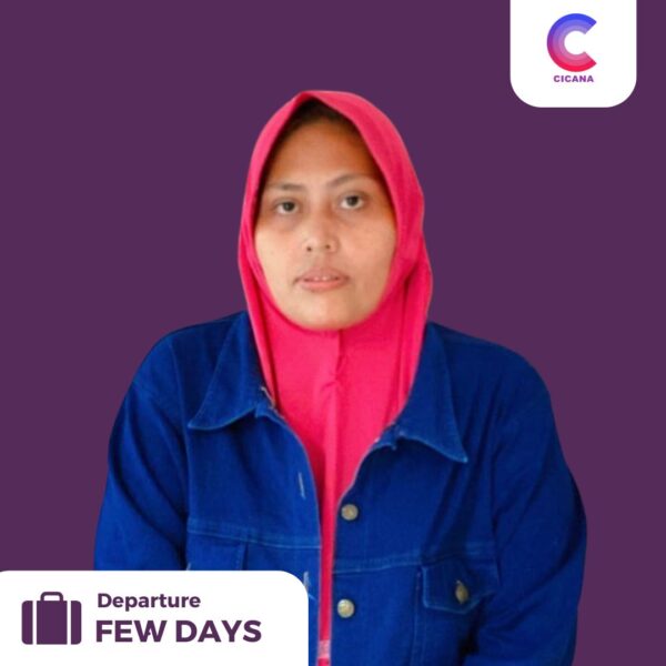 Siti Halmia, 35 tahun, Asal Sukabumi, Beberes masak, Pengalaman Pemula, Gaji 2.0jt