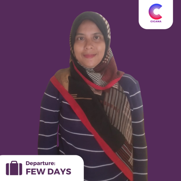 Sari Wahyuni, 36tahun, Asal Jakarta, Beberes momong, Pengalaman 1tahun7bulan, Gaji 2.5jt