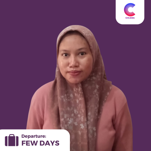 Alwiyah Alkatiri, 25tahun, Asal Cilacap, Beberes momong, Pengalaman <1Tahun, Gaji 2.0-2.5jt, PP Cibitung, Bekasi (FINAL)