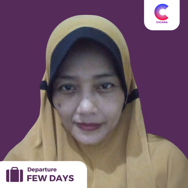 Ning Trisusi, 37 Tahun, Asal Pemalang, Perawat lansia, Pengalaman 2 Tahun, Gaji 2.8jt (Gaji belum termasuk uang cuti)