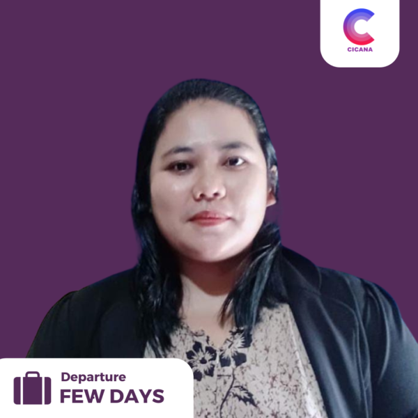 Sinta Nurmalasari, 34 Tahun, Asal Lampung, Perawat lansia, Pengalaman 1thn, Gaji 2.8jt (Gaji belum termasuk uang cuti)