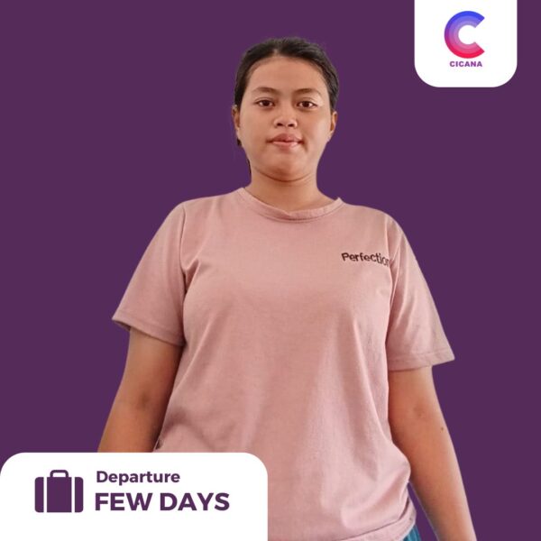Avidatul Nurul Aini, 21 Tahun, Asal Pekalongan, Beberes momong, Pengalaman 1 Tahun 7 Bulan, Gaji 2.3jt, Mudik 1 tahun sekali