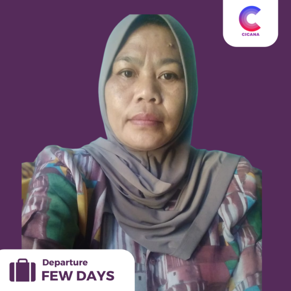 Ayi Sumiati, 46 Tahun, Asal Garut, Beberes masak, Pengalaman 3 tahun 6 bulan, Gaji 2.5jt