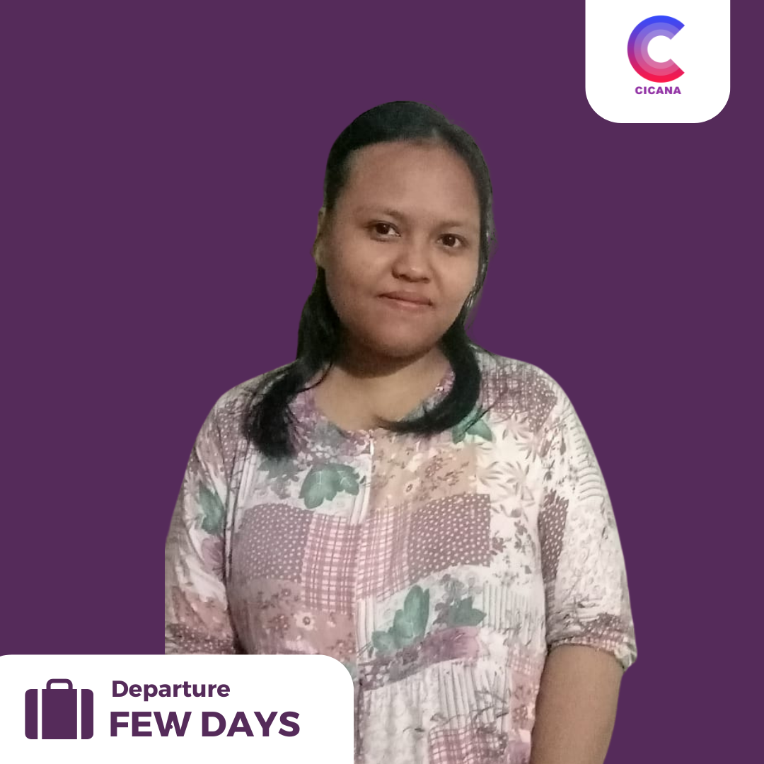 Sri Rahmawati, 23 tahun, Asal Pemalang, Beberes momong, Pengalaman 1 Tahun 5 Bulan, Gaji 2.3jt, Mudik 1 Tahun sekali