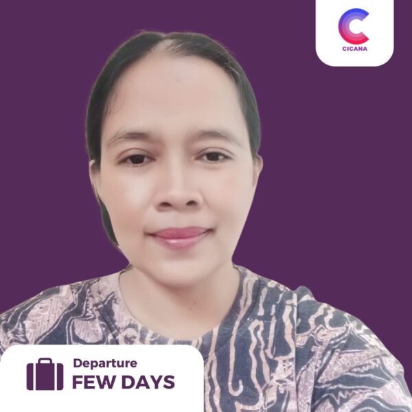 Sumini, 41 tahun, Asal Sumatera Selatan, Beberes momong, Pengalaman 2 Tahun 2 Bulan, Gaji 2.5jt