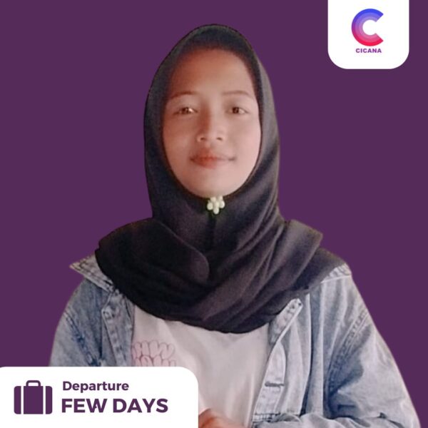 Tiana Fajriyah, 21 tahun, Asal Pangandaran, Beberes masak, Pengalaman 1Tahun, Gaji 2.3jt