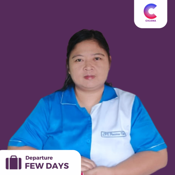 Dianah, 37 tahun, Asal Magelang, babysitter, Pengalaman 4 Tahun, Gaji 3.3 juta (Gaji Belum Termasuk Uang Cuti)