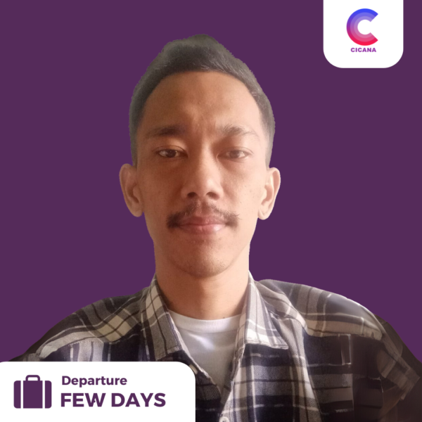 Hanhan Rizqi, 32 tahun, Asal Bandung, Perawat lansia, Pengalaman 1 tahun 6 bulan, Gaji 3.0jt (Gaji belum termasuk uang cuti)