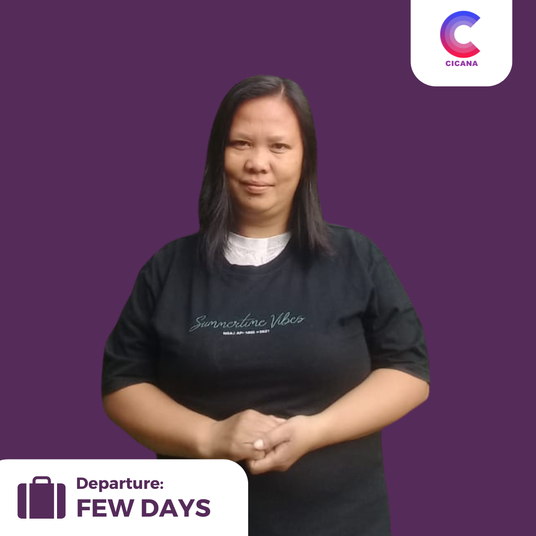 Elisabet Lubis, 39 tahun, Asal Medan, Beberes momong, Pengalaman 1 Tahun, Gaji 2.3jt