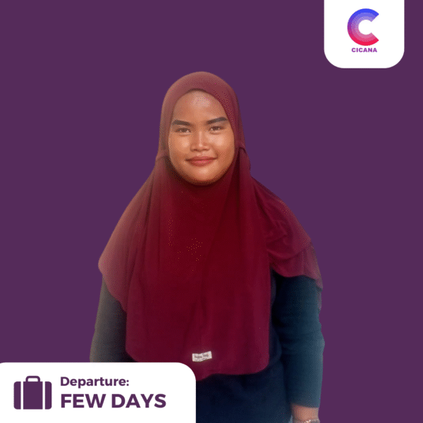 Annisah Masriffah, 19 tahun, Asal Jakarta, Babysitter, Pengalaman 2tahun6bulan, Gaji 3.0 Juta, (Gaji belum termasuk uang cuti) Mudik 1 tahun sekali