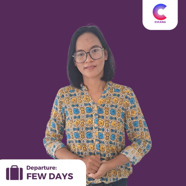 Yulia Utami, 40 tahun, Asal Cirebon, Caregiver, Pengalaman 2tahun4bulan, Gaji 3.5jt (Gaji belum termasuk uang cuti)