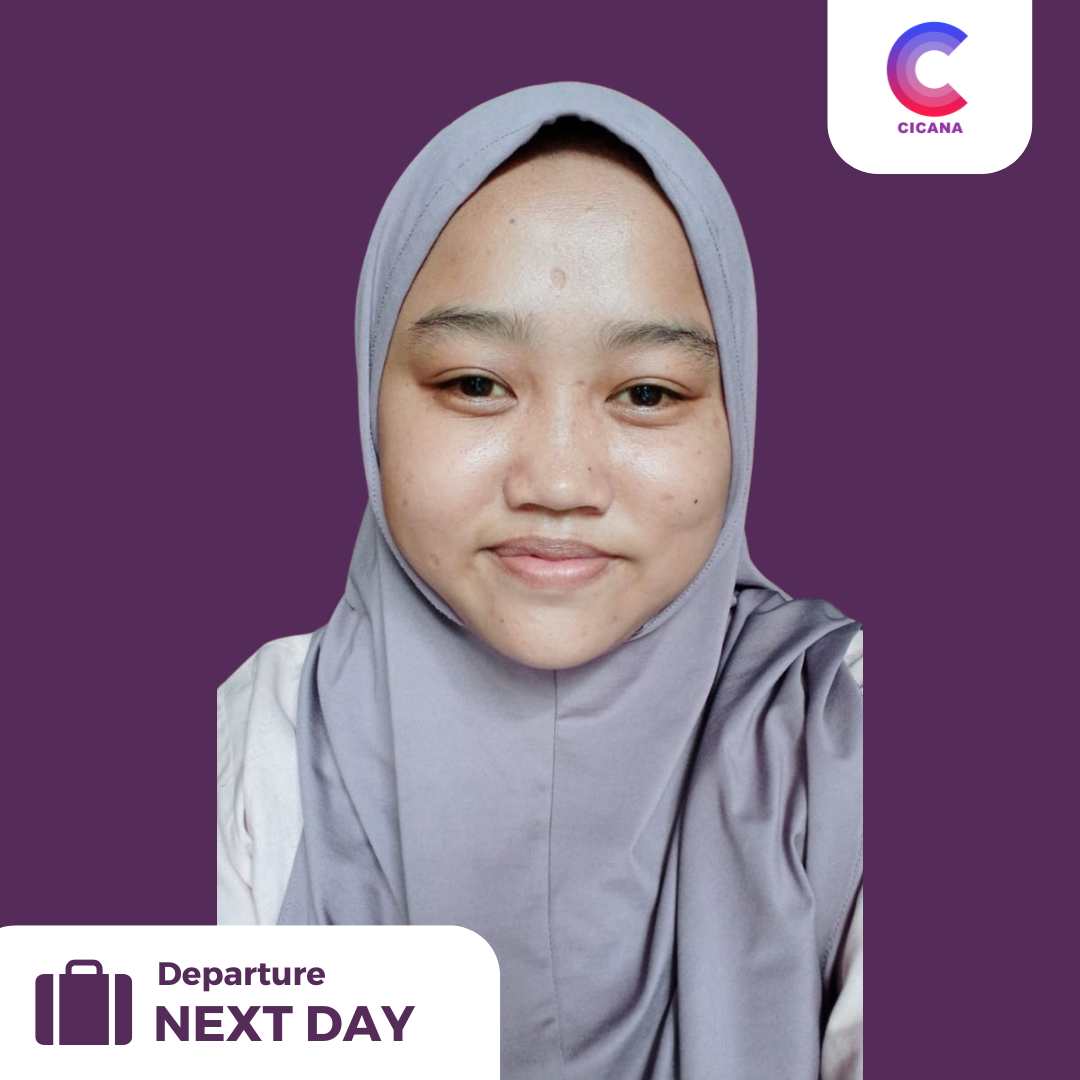 Ai Rahmi, 20 Tahun, Asal Tasikmalaya, Babysitter, Pengalaman 3 Tahun, Gaji 3jt, Mudik 1 tahun sekali, (Gaji belum termasuk uang cuti)