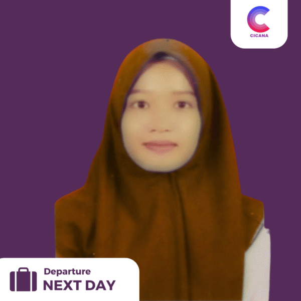 Kiki Rohima, 22 tahun, Asal Bangka, Babysitter, Pengalaman 2 Tahun 3 bulan, Gaji 2.5jt, Mudik 1 tahun sekali, (Gaji belum termasuk uang cuti), (Bersedia ditempatkan di Luar Pulau Jawa)