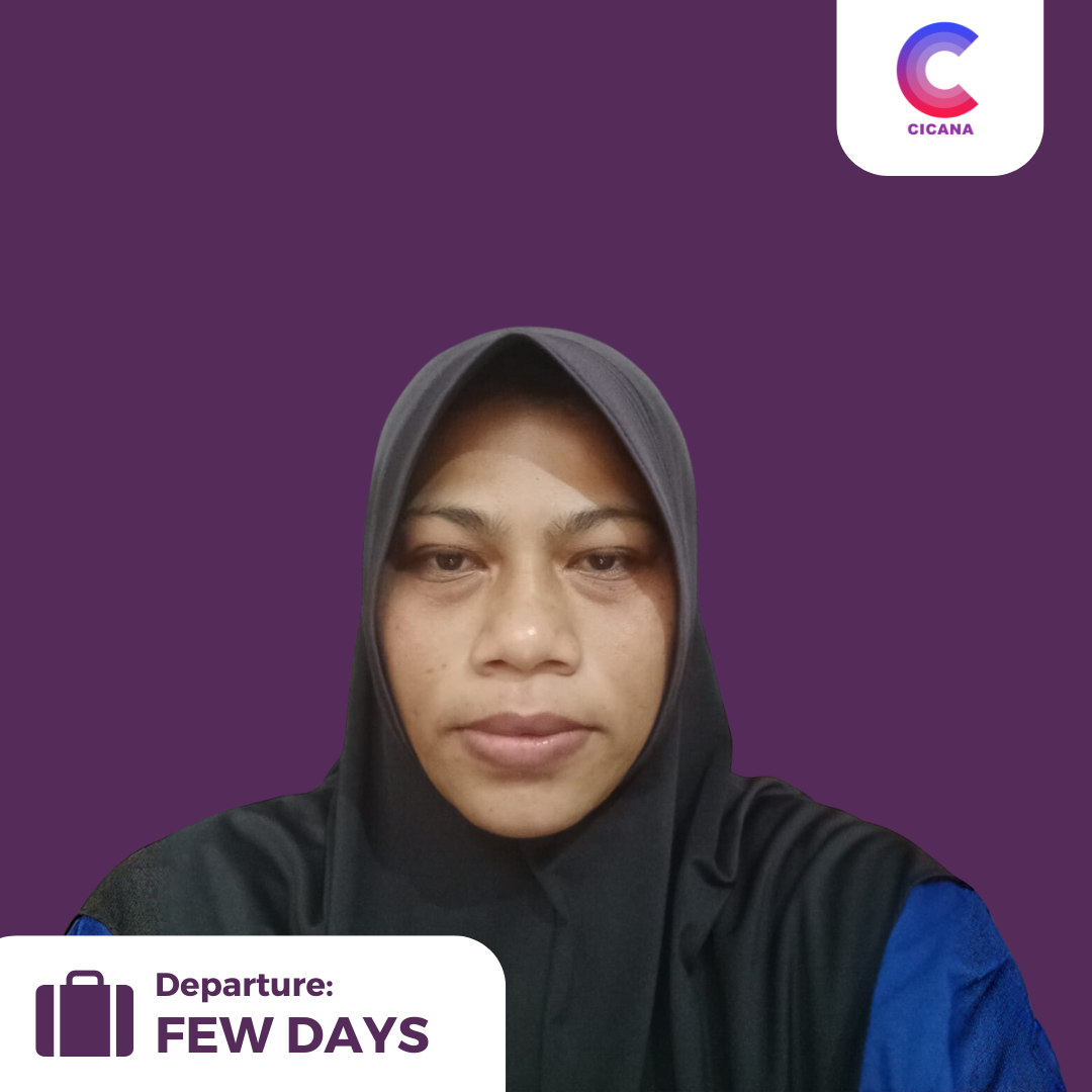 Zulia Suryani, 31 tahun, Asal Kebumen, Beberes masak, Pengalaman 4tahun, Gaji 2.3 juta