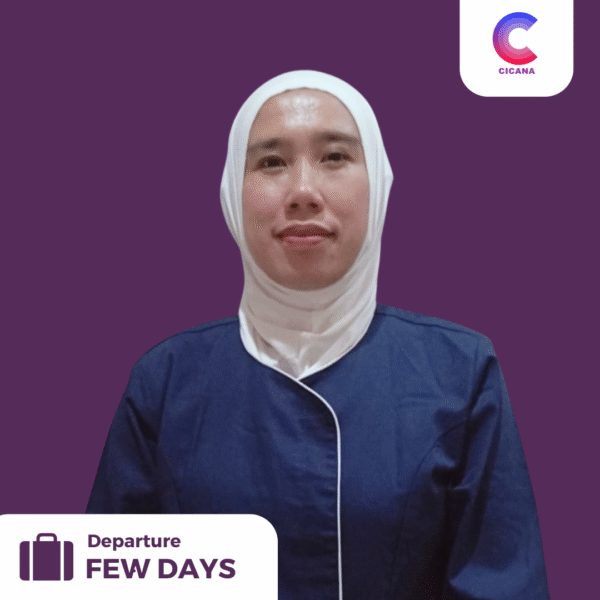 Mugiyati, 37 tahun, Asal Purworejo, Babysitter, Pengalaman 5tahun, Gaji 3.3 Juta, (Gaji belum termasuk uang cuti)