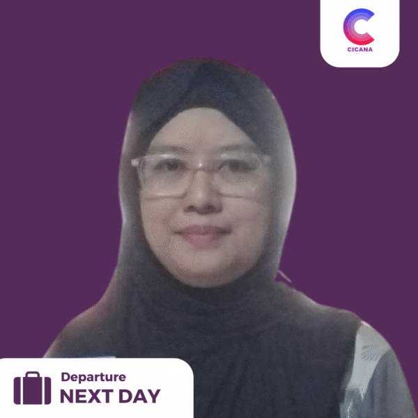 Karlina, 39 tahun, Asal Cirebon, Caregiver, Pengalaman 3 Tahun, Gaji 3.0 Juta (Gaji belum termasuk uang cuti)