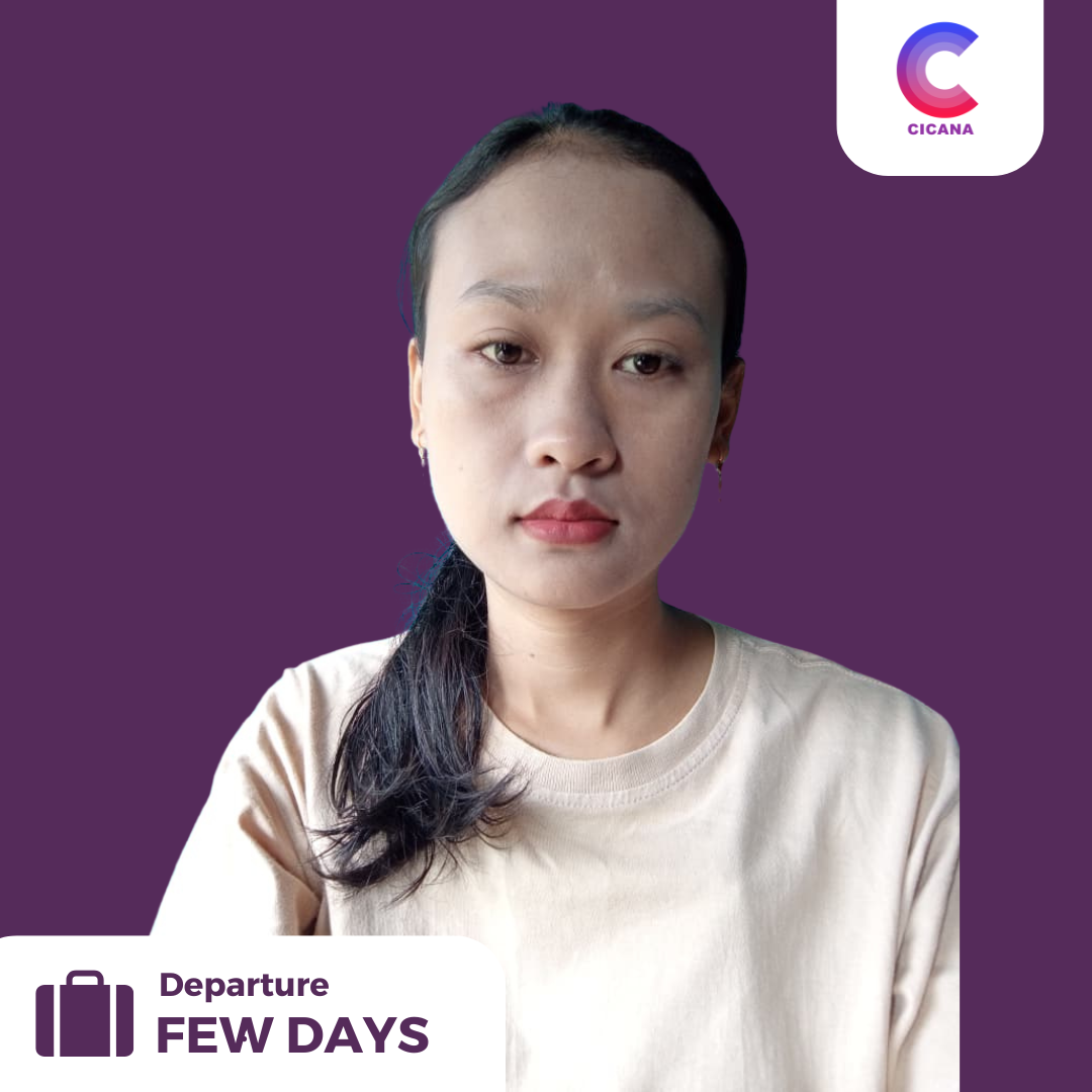 Tini, 24 Tahun, Asal Cianjur, Beberes momong, Pengalaman 2 Tahun, Gaji 2.4 Juta