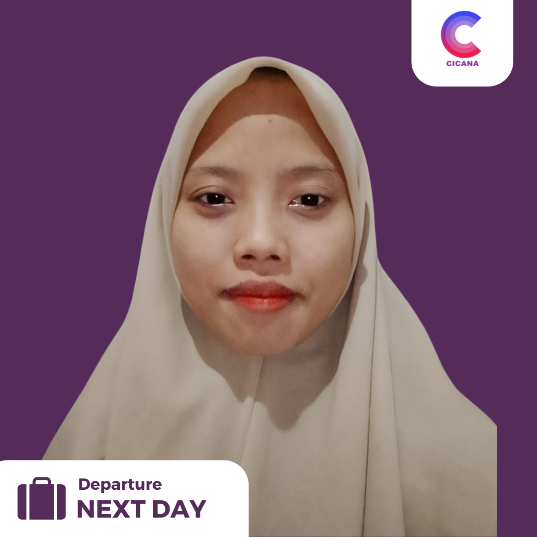 Aas, 23 Tahun, Asal Pandeglang, Beberes momong, Pengalaman 1 tahun 9 bulan, Gaji 2.3 Juta, Mudik 1 tahun sekali