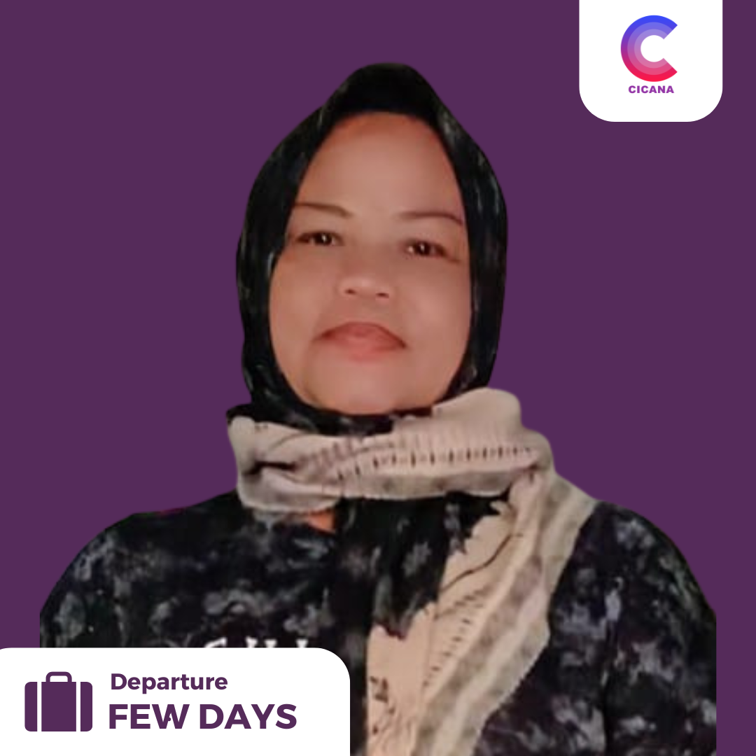 Mala Komala, 44 Tahun, Asal Tasikmalaya, Beberes masak, Pengalaman 2 Tahun 8 bulan, Gaji 2.2 Juta, Mudik 1 tahun sekali, (bersedia di Pulau Jawa)