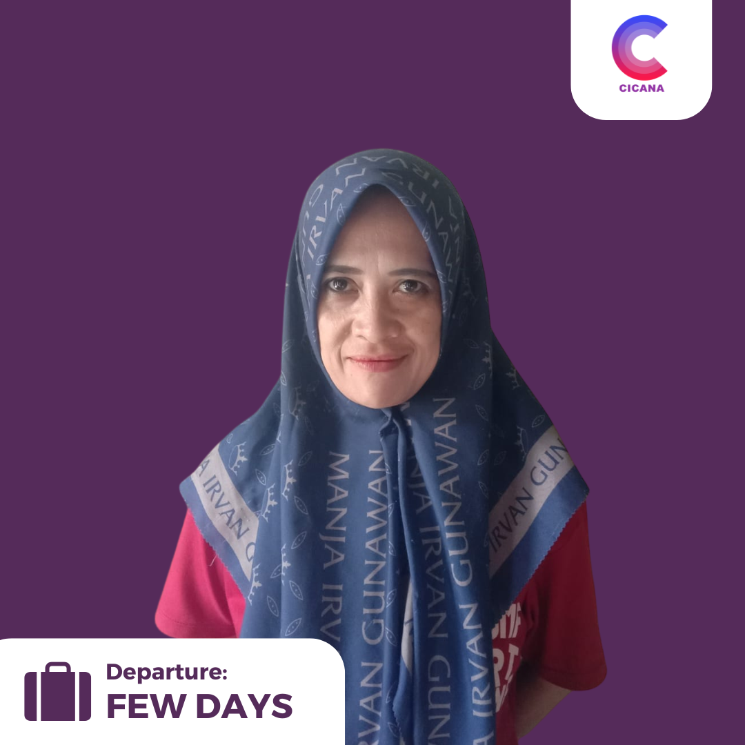 Wati, 38tahun, Asal Tasikmalaya, Beberes masak, Pengalaman 4tahun, Gaji 2.3jt