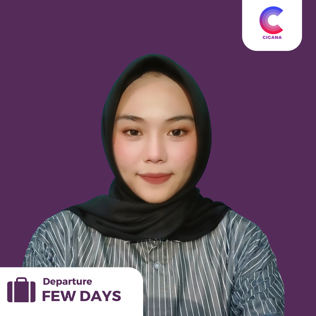 Cinta Shintia , 19Tahun, Asal Cianjur, Beberes momong, Pengalaman Pemula, Gaji 2.0 Juta