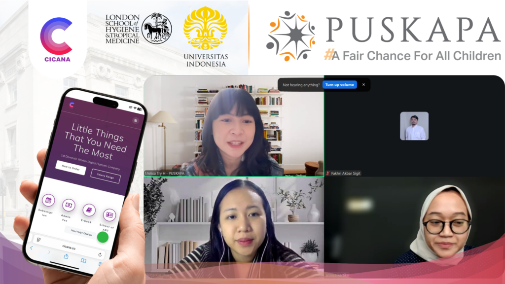 Cicana Berbagi Perspektif dalam Studi PUSKAPA UI dan London School of Hygiene and Tropical Medicine tentang Pekerja Rumah Tangga Muda di Indonesia