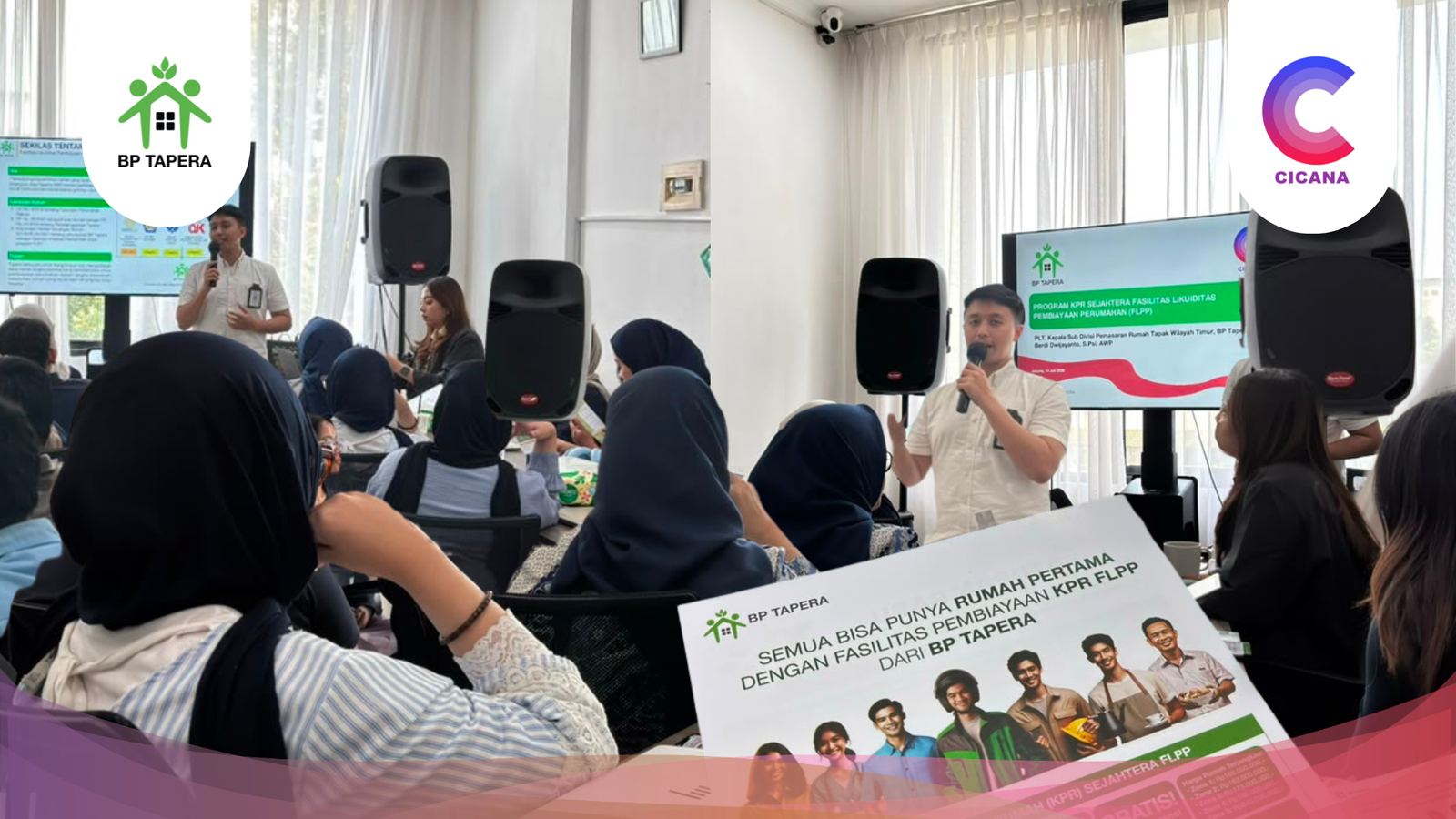 BP Tapera dan Cicana menggelar sesi Knowledge Sharing KPR FLPP bagi karyawan